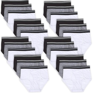 image:imageTrail maker Mens Underwear Briefs BulkCotton Polyester 50 Pack Underwear for HomelessDisaster Reliefsize S M LXLAll Large Pack