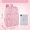 image:imageTrail maker Fun School Backpack for Elementary Middle School Girls and Boys  17 Inch Printed Backpacks for School Kids Travel Sweet StrawberriesPretty Pink Flowers