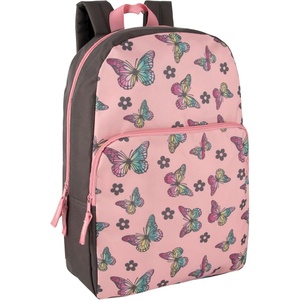 image:imageTrail maker Fun School Backpack for Elementary Middle School Girls and Boys  17 Inch Printed Backpacks for School Kids Travel Sweet StrawberriesBig Bold Butterflies