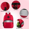 image:imageTrail maker 24 Pack 17 Backpack  Reflective School Backpack with Padded Straps Water Bottle Pockets for Young Adults Travel Camp Multi Color Pack4 Colors Pack