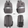 image:imageTrail maker 24 Pack 17 Backpack  Reflective School Backpack with Padded Straps Water Bottle Pockets for Young Adults Travel Camp Multi Color Pack4 Colors Pack
