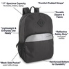 image:imageTrail maker 24 Pack 17 Backpack  Reflective School Backpack with Padded Straps Water Bottle Pockets for Young Adults Travel Camp Multi Color PackBlack
