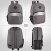 image:imageTrail maker 24 Pack 17 Backpack  Reflective School Backpack with Padded Straps Water Bottle Pockets for Young Adults Travel Camp Multi Color PackGrey