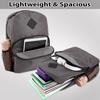 image:imageTrail maker 24 Pack 17 Backpack  Reflective School Backpack with Padded Straps Water Bottle Pockets for Young Adults Travel Camp Multi Color PackGrey