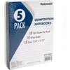 image:imageTrail maker 5 Pack Composition Notebooks Wide Ruled Marble Cover 200 Pages 100 Sheets 975 x 725 Bulk School Supplies for Classroom Office amp School Donations5 pack