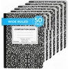 image:imageTrail maker 5 Pack Composition Notebooks Wide Ruled Marble Cover 200 Pages 100 Sheets 975 x 725 Bulk School Supplies for Classroom Office amp School Donations50 Pack