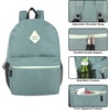 image:imageTrail maker 24 Pack 19 Inch Backpacks for Commute Travel Donation Black  Classic unisex design padded shoulder strap Side mesh water bottle pocket top carry handle Zipper Pocket gym travel bookbags24 Pack Turquoise