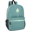 image:imageTrail maker 24 Pack 19 Inch Backpacks for Commute Travel Donation Black  Classic unisex design padded shoulder strap Side mesh water bottle pocket top carry handle Zipper Pocket gym travel bookbags24 Pack Turquoise