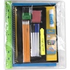 image:imageTrail maker 24 Pack Bulk Backpacks with Stationary Supplies  Wholesale Backpack and Stationary Kits Classic Colors PackClassic Colors Pack