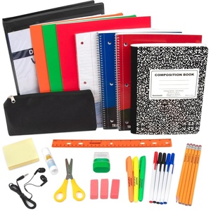 image:imageMiddle and High School Supplies Kit for Boys Girls  Home School Classroom Must Haves Essentials Kit for 5th  12th Grade Includes Notebooks Folder Pencils Earbuds Notepad Binder1
